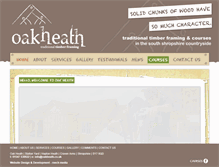 Tablet Screenshot of oakheath.co.uk